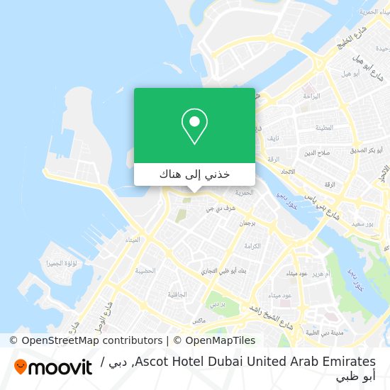 خريطة Ascot Hotel Dubai United Arab Emirates
