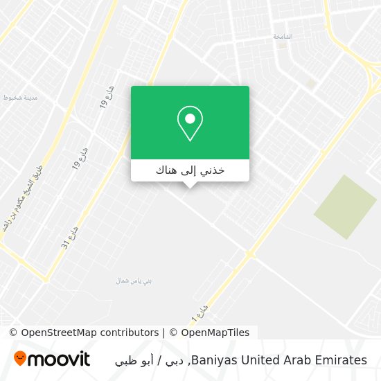 خريطة Baniyas United Arab Emirates