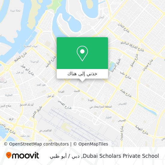 خريطة Dubai Scholars Private School