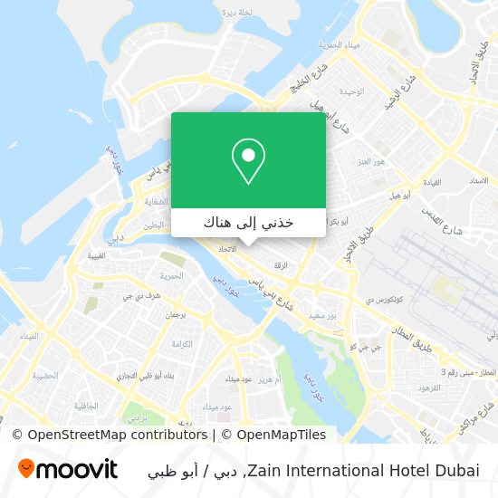 خريطة Zain International Hotel Dubai
