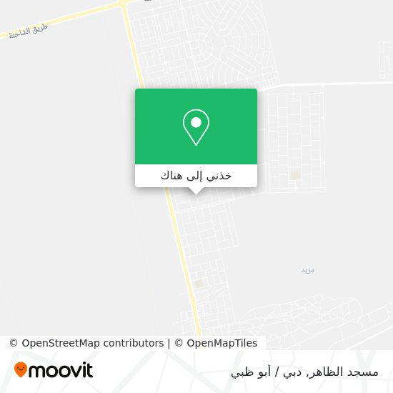 خريطة مسجد الظاهر