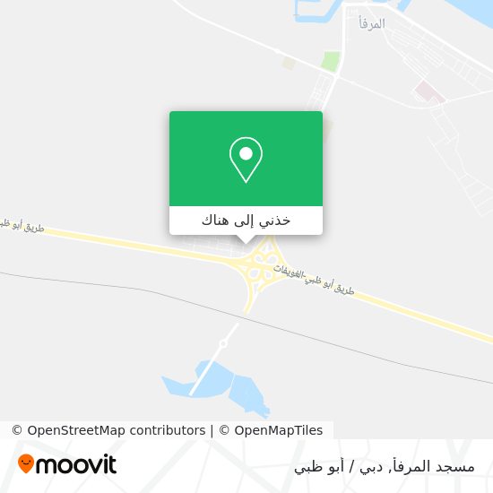 خريطة مسجد المرفأ