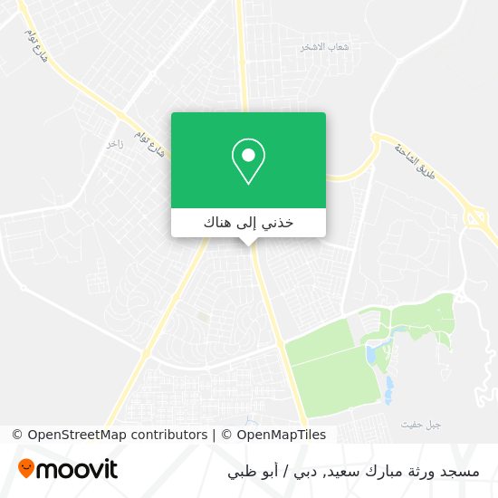 خريطة مسجد ورثة مبارك سعيد
