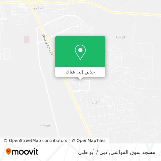 خريطة مسجد سوق المواشي