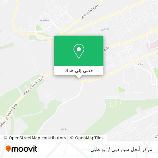 خريطة مركز أنجل سبا