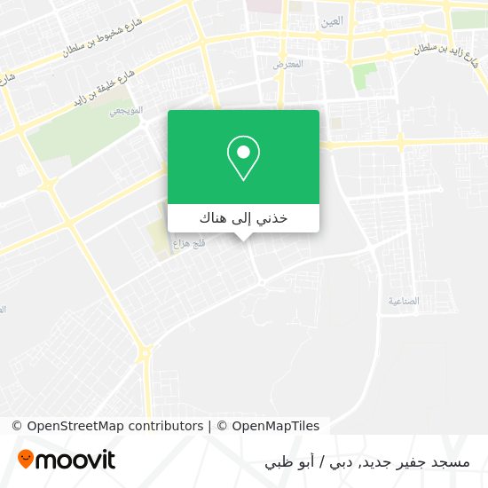 خريطة مسجد جفير جديد