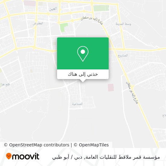 خريطة مؤسسة قمر ملاقط للنقليات العامة
