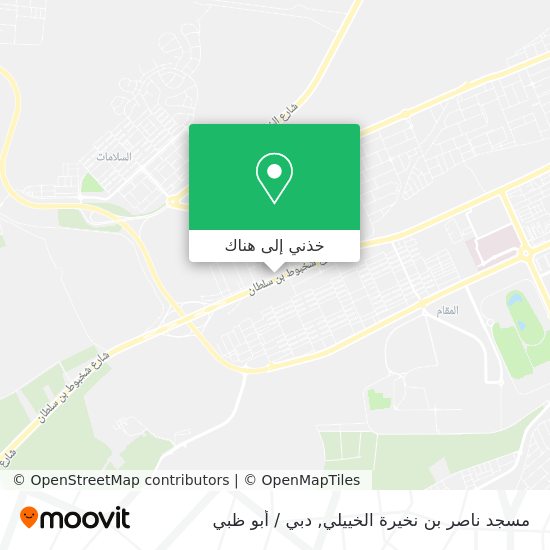 خريطة مسجد ناصر بن نخيرة الخييلي