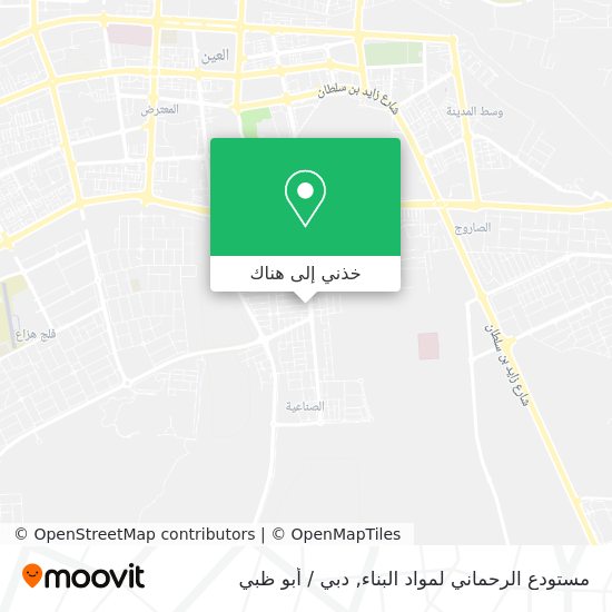 خريطة مستودع الرحماني لمواد البناء