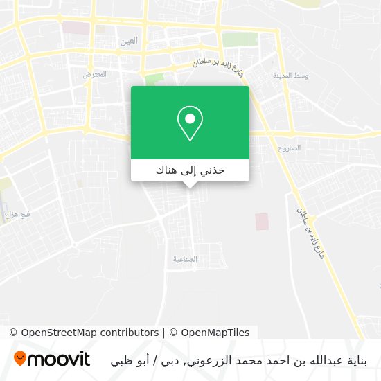 خريطة بناية عبدالله بن احمد محمد الزرعوني
