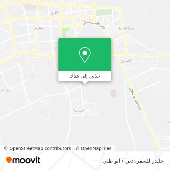 خريطة جلندر للسفر
