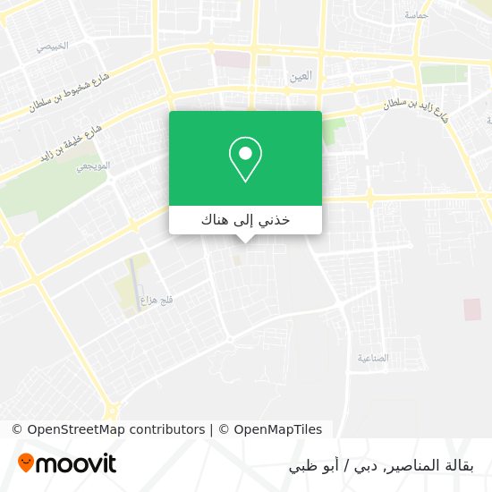 خريطة بقالة المناصير