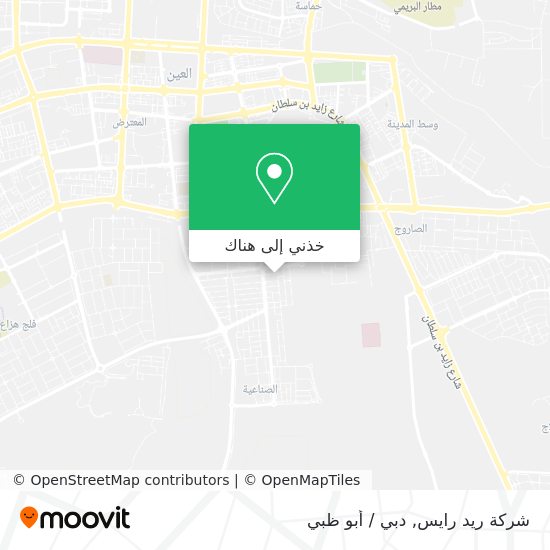 خريطة شركة ريد رايس