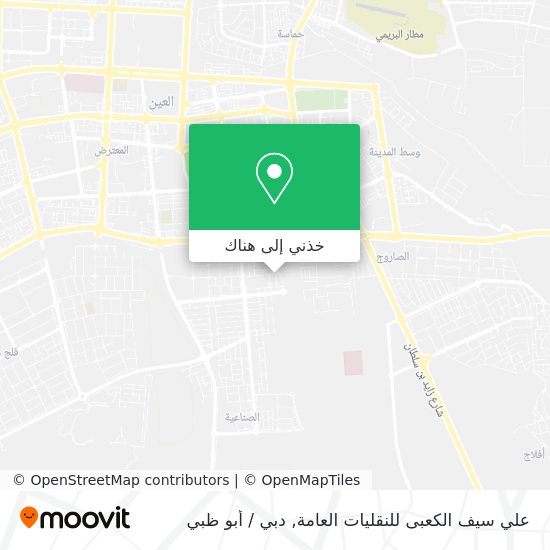 خريطة علي سيف الكعبى للنقليات العامة