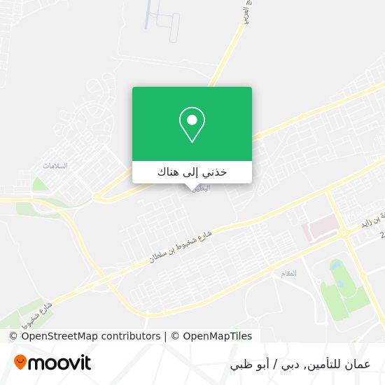 خريطة عمان للتأمين