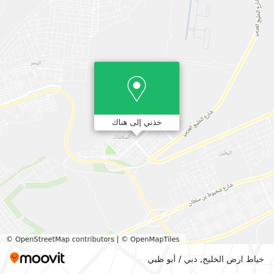 خريطة خياط ارض الخليج