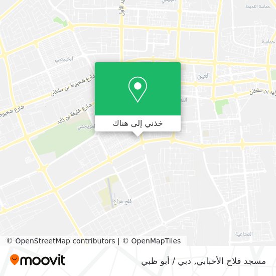 خريطة مسجد فلاح الأحبابي