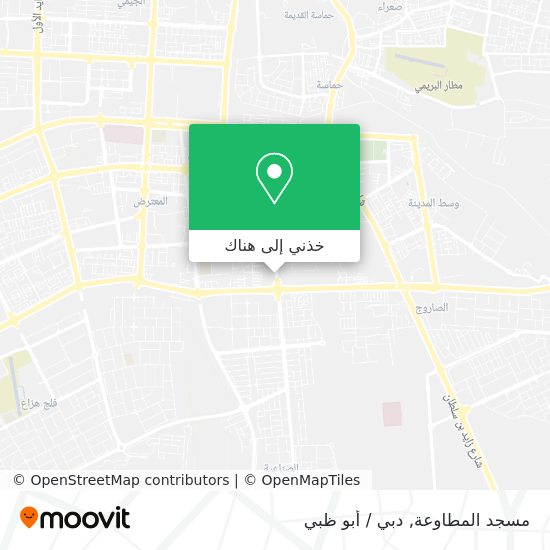 خريطة مسجد المطاوعة