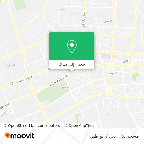 خريطة مسجد بلال