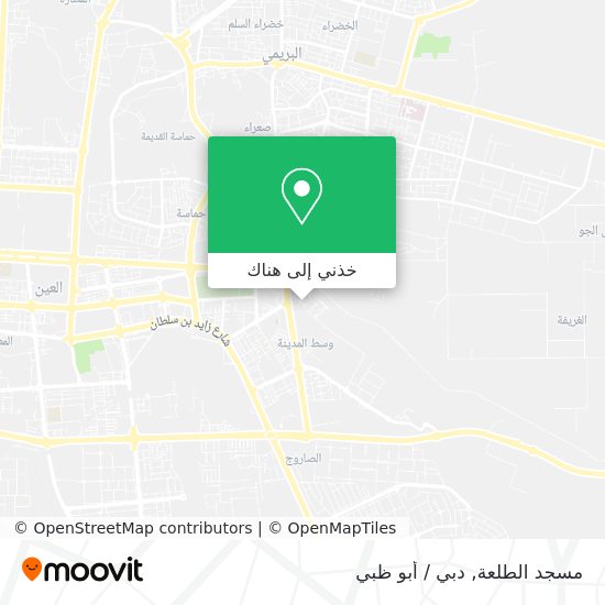 خريطة مسجد الطلعة