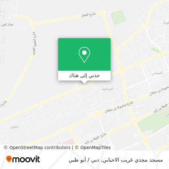 خريطة مسجد مجدي غريب الاحبابي