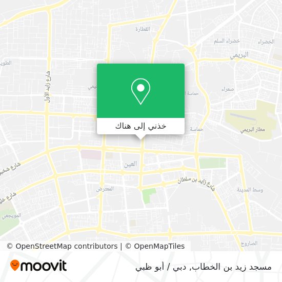 خريطة مسجد زيد بن الخطاب