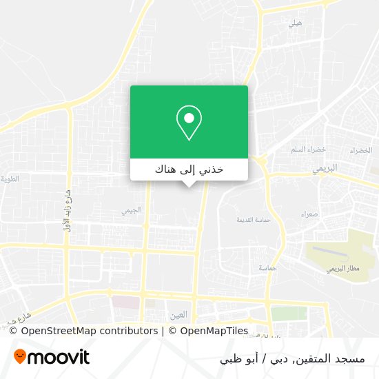 خريطة مسجد المتقين