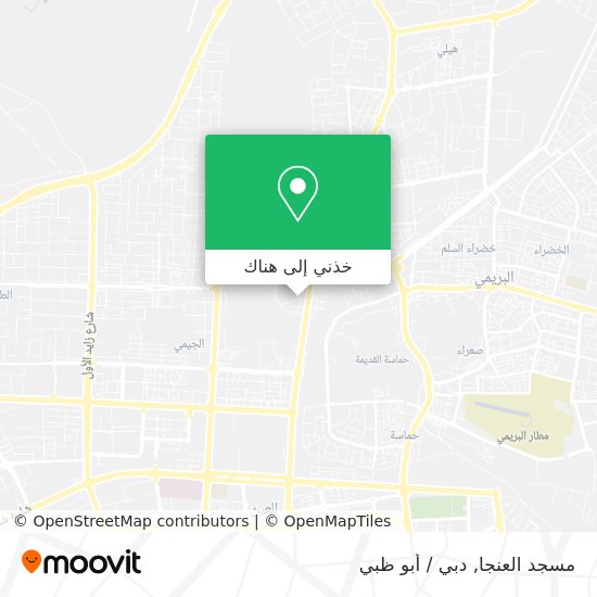 خريطة مسجد العنجا