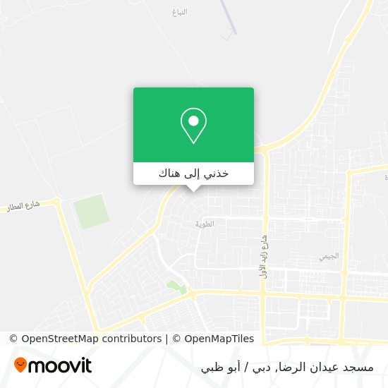 خريطة مسجد عيدان الرضا