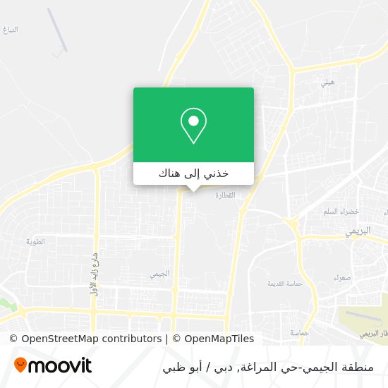 خريطة منطقة الجيمي-حي المراغة