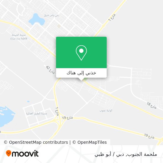 خريطة ملحمة الجنوب
