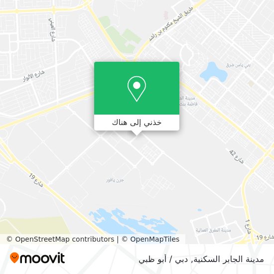 خريطة مدينة الجابر السكنية