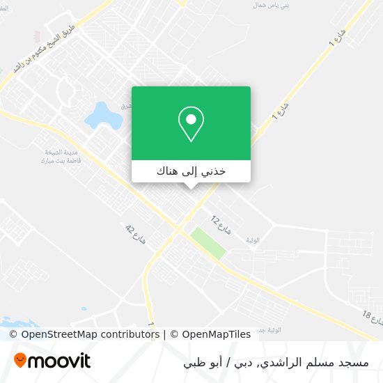 خريطة مسجد مسلم الراشدي