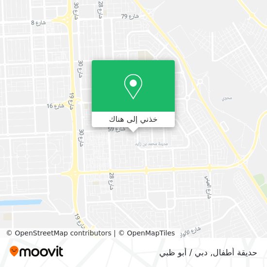 خريطة حديقة أطفال