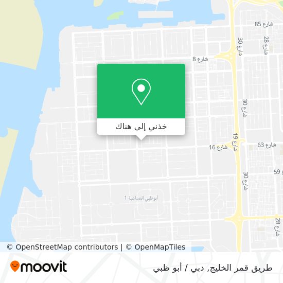 خريطة طريق قمر الخليج