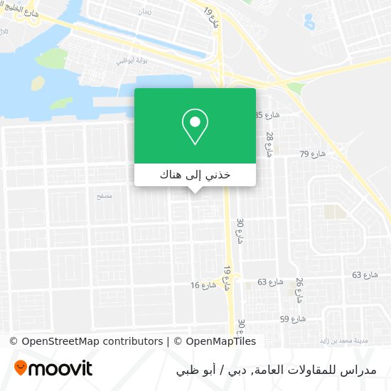 خريطة مدراس للمقاولات العامة