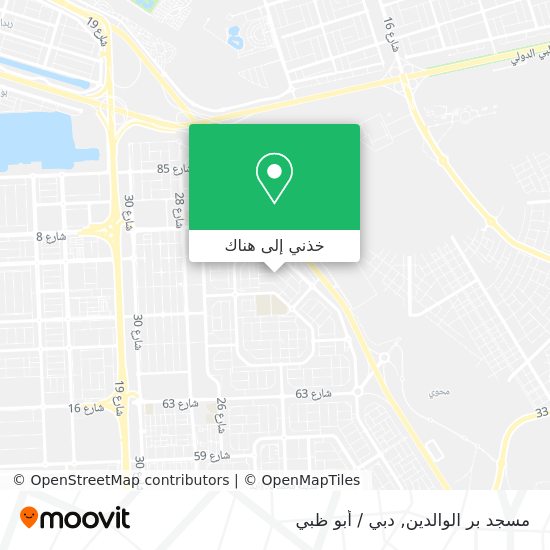 خريطة مسجد بر الوالدين