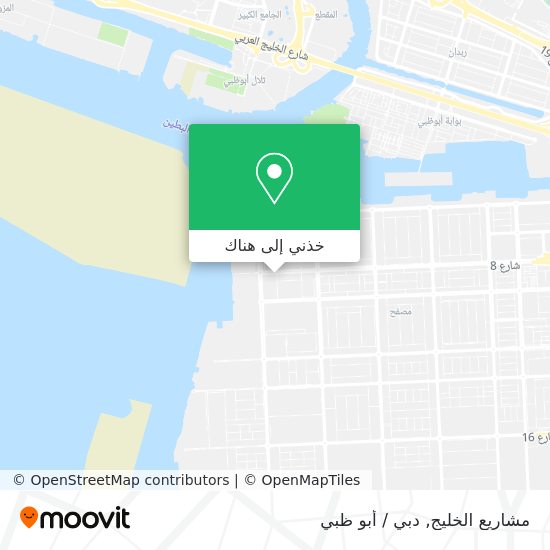 خريطة مشاريع الخليج