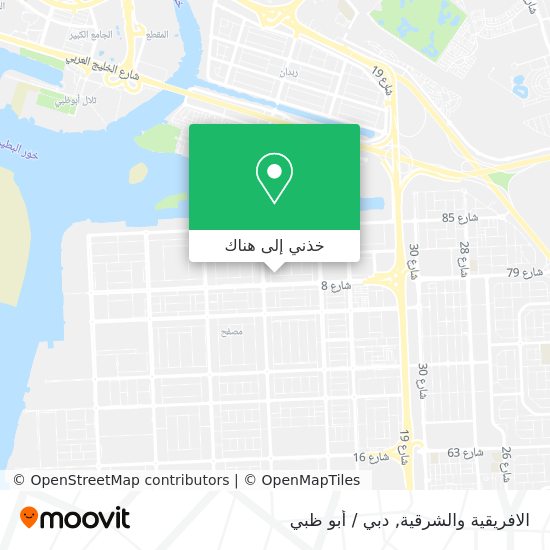 خريطة الافريقية والشرقية