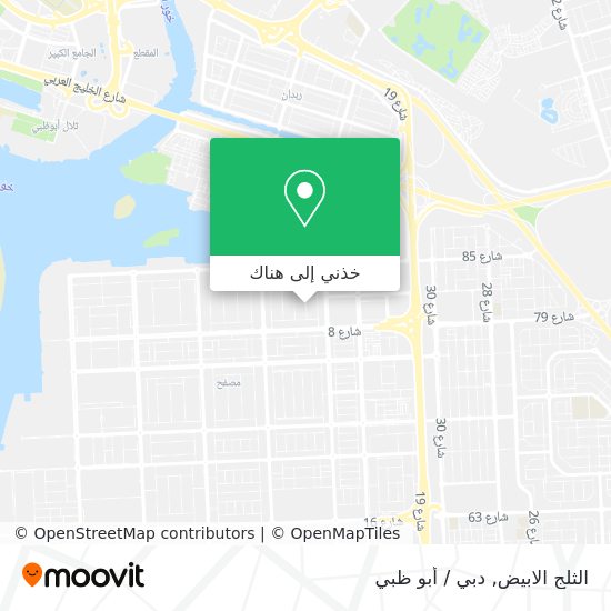 خريطة الثلج الابيض