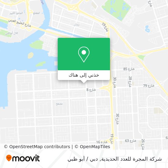 خريطة شركة المجرة للعدد الحديدية