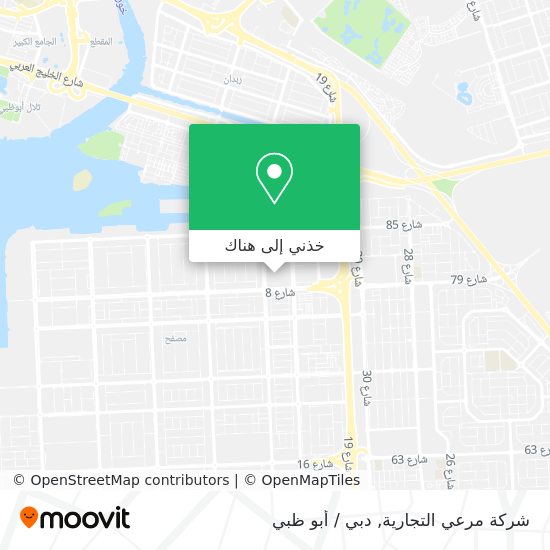 خريطة شركة مرعي التجارية