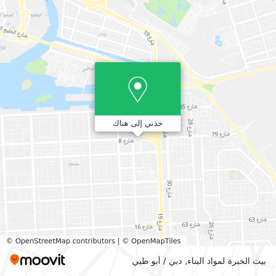 خريطة بيت الخبرة لمواد البناء