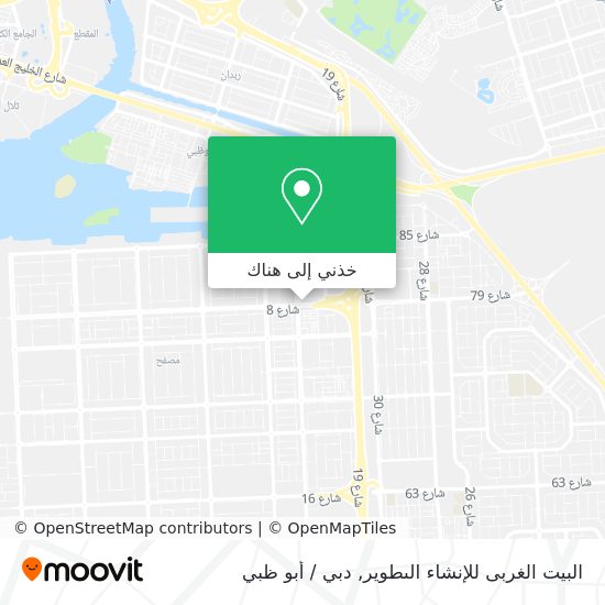 خريطة البيت الغربى للإنشاء الىطوير