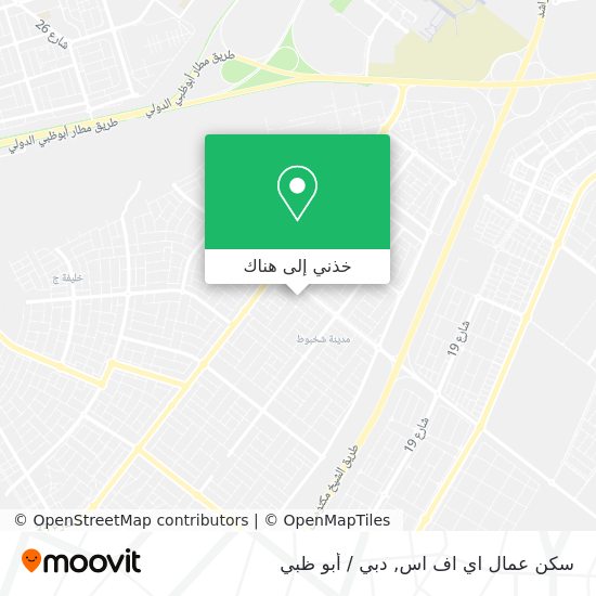 خريطة سكن عمال اي اف اس