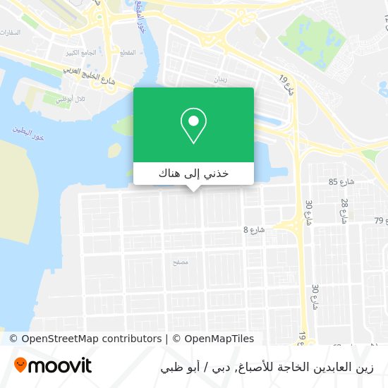 خريطة زين العابدين الخاجة للأصباغ