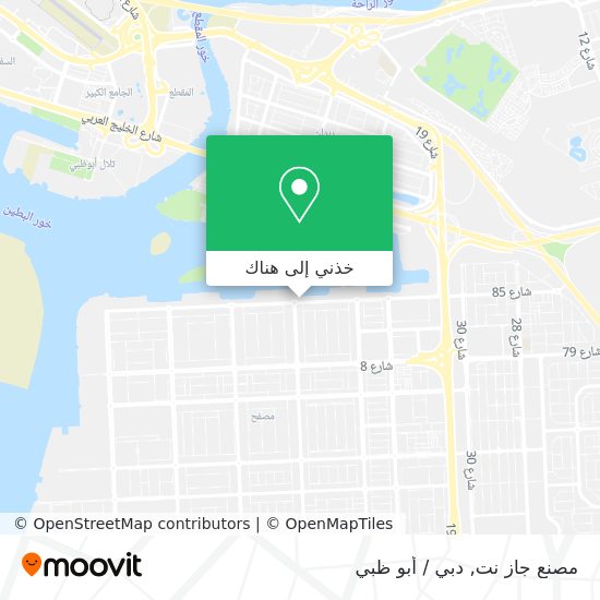 خريطة مصنع جاز نت