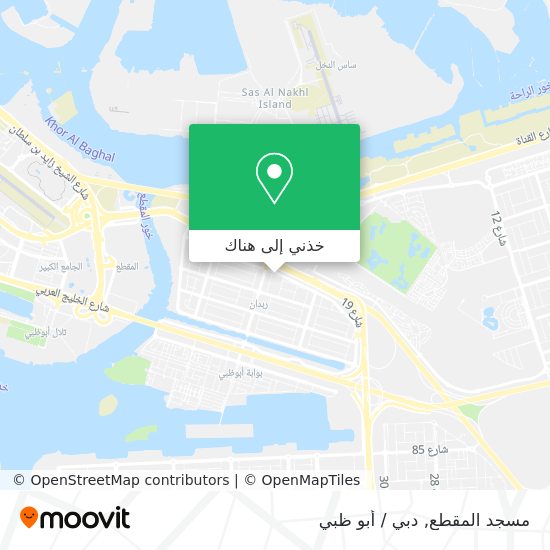 خريطة مسجد المقطع