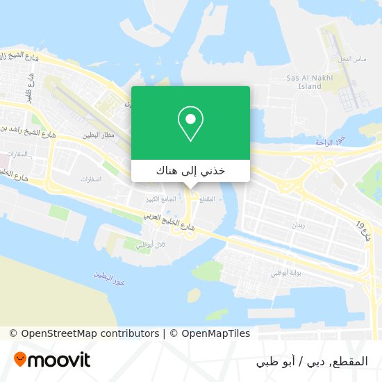 خريطة المقطع