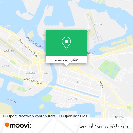 خريطة بدجت للايجار